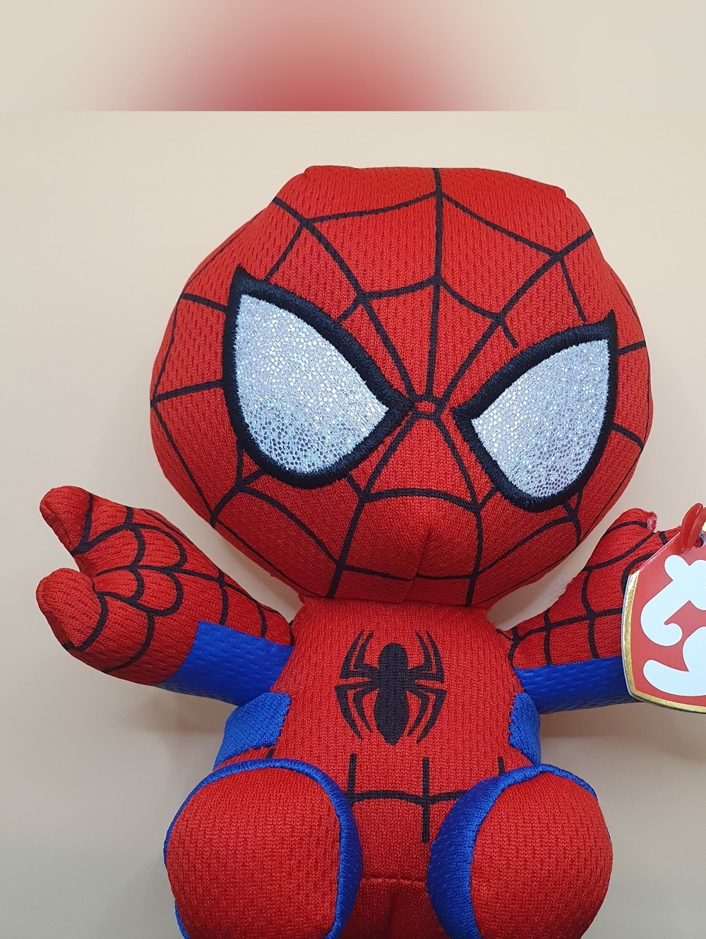 Ty Beanie Baby Spiderman Figure